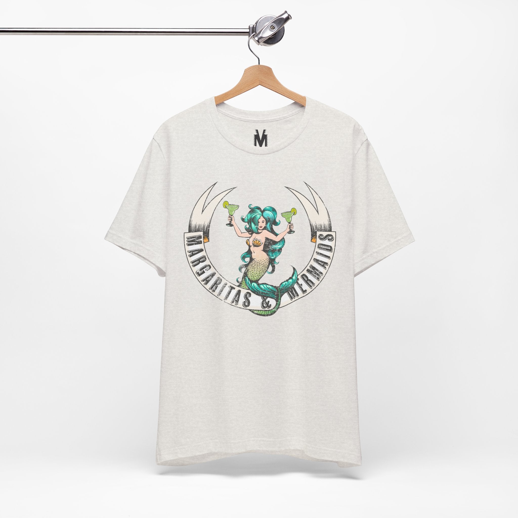 Margaritas Mermaids Tee, Fun Summer Shirt