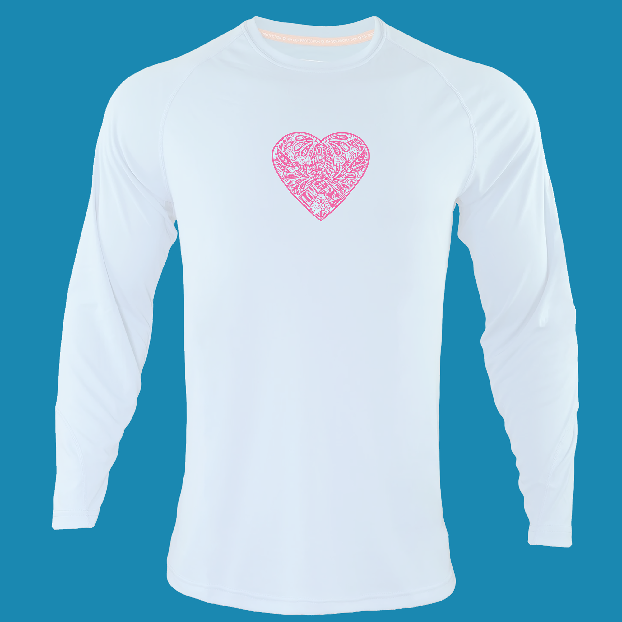 Hope & Bravery Cancer Awareness Sun Protection Shirt