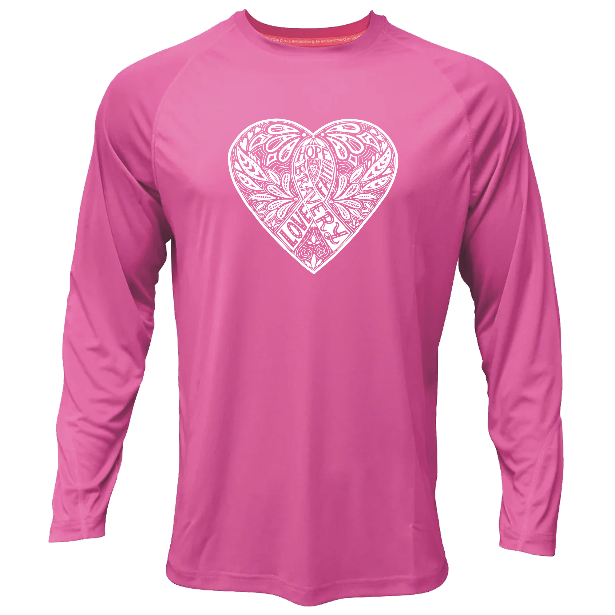 Hope & Bravery Cancer Awareness Sun Protection Shirt
