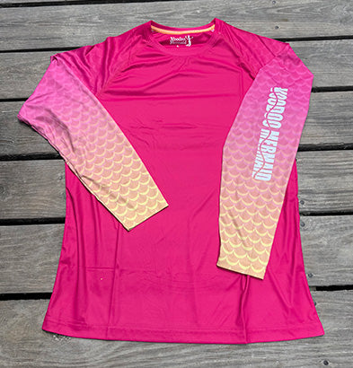 Voodoo Mermaid Sun Shirt Blue and Pink