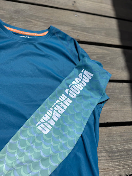 Voodoo Mermaid Sun Shirt Blue and Pink