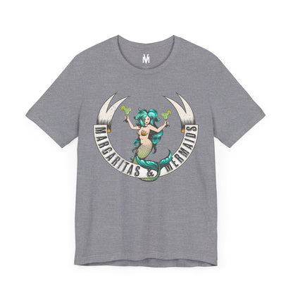 Margaritas Mermaids Tee, Fun Summer Shirt