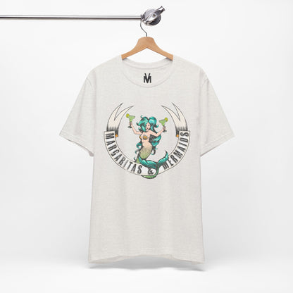 Margaritas Mermaids Tee, Fun Summer Shirt