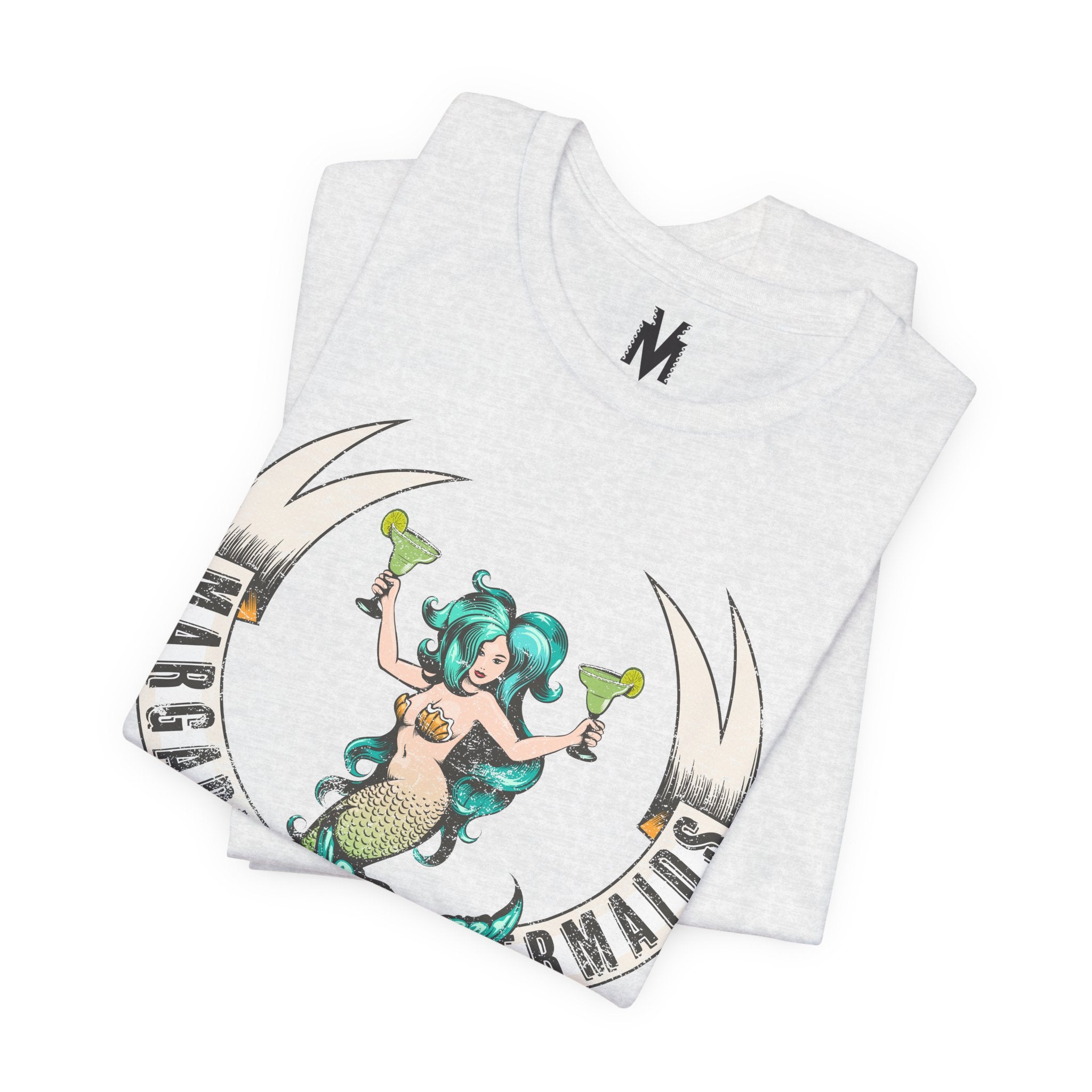 Margaritas Mermaids Tee, Fun Summer Shirt