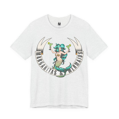 Margaritas & Mermaids Tee, Fun Summer Shirt