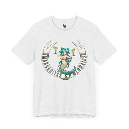 Margaritas Mermaids Tee, Fun Summer Shirt