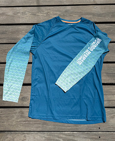 Voodoo Mermaid Sun Shirt  Blue and Pink