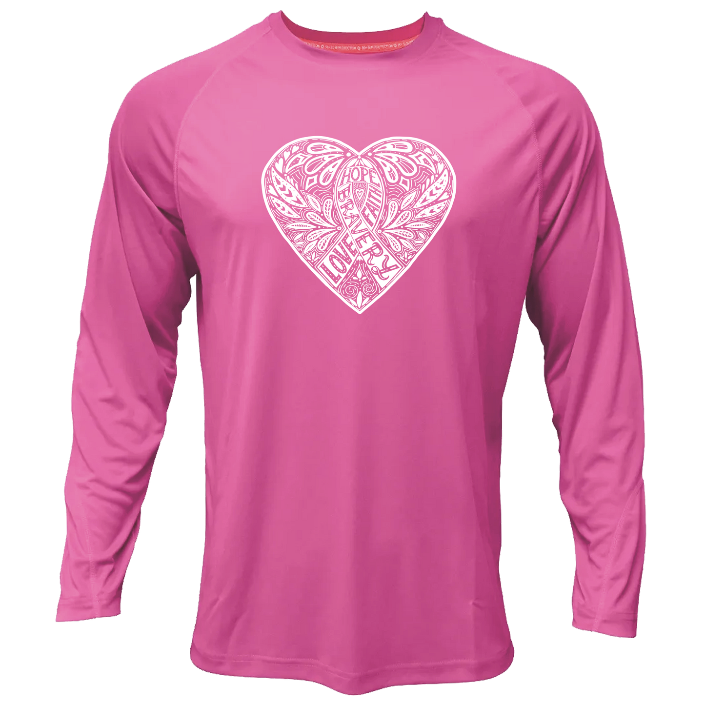 Hope & Bravery Cancer Awareness Sun Protection Shirt